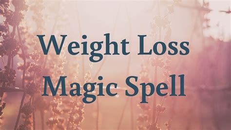 Occult weight loss spell